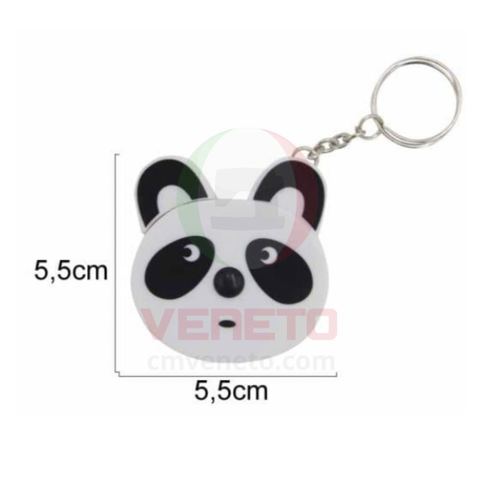 Mini Cinta Métrica Oso Panda 150cm Llavero Metro Medida