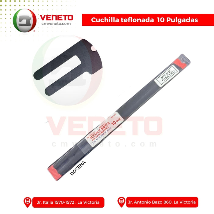CUCHILLA DE CORTADORA TEFLONADA 10" AMERICANO
