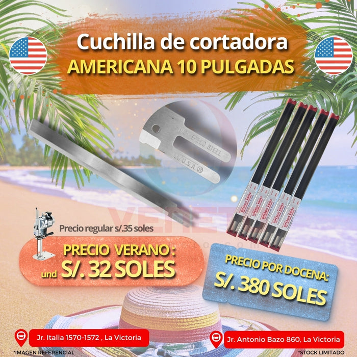 CUCHILLA DE CORTADORA 10" AMERICANO