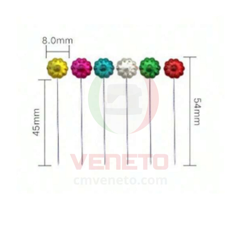Rueda de alfiler perlado con formas
