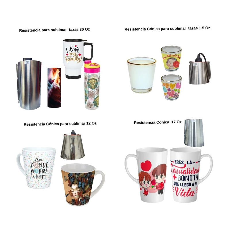 Sublimadora de tazas 8 en 1  multifuncional Veneto