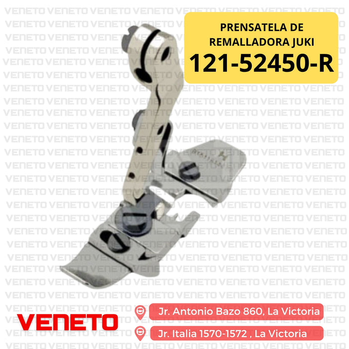 Prensatela de remalladora Juki 121-52450-R