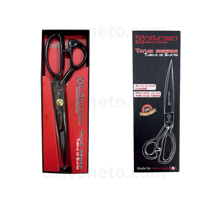 Tijera Sastre teflonada 12" americana Nitron