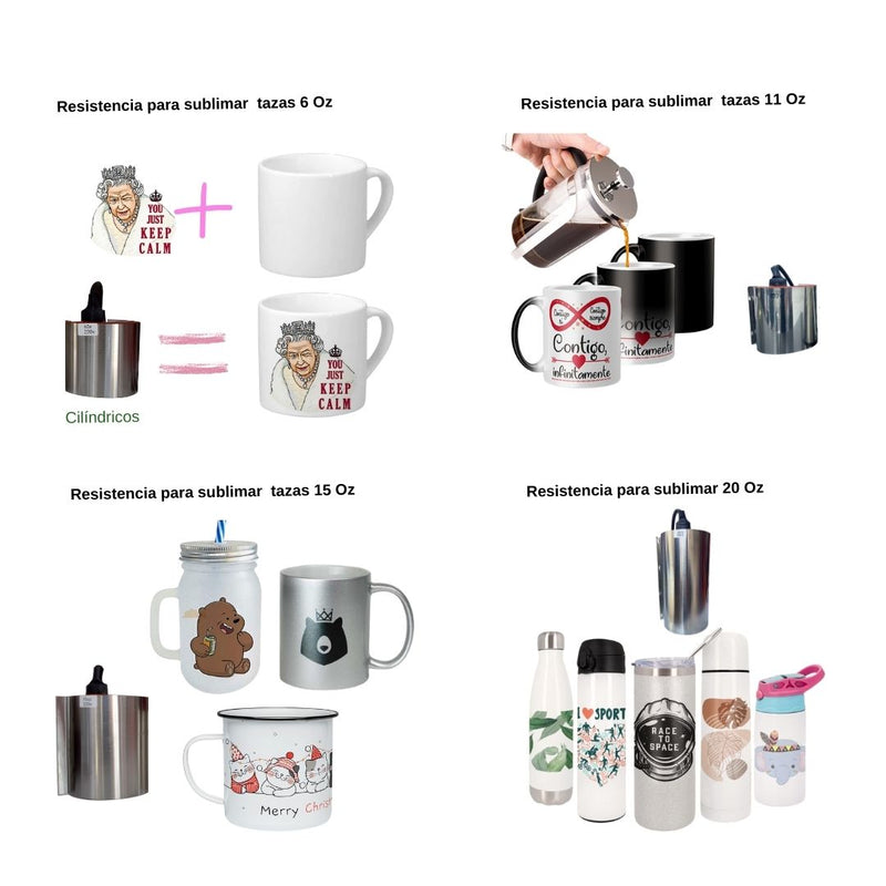 Sublimadora de tazas 8 en 1  multifuncional Veneto