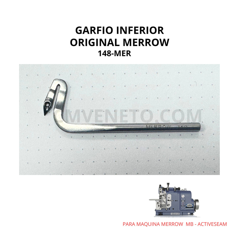 Garfio Inferior Merrow 148-MER | Para máquina MB ActiveSeam