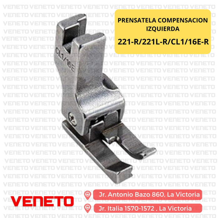 Prensatela de compensacion izquierda 221-R/221L-R/CL1/16E-R