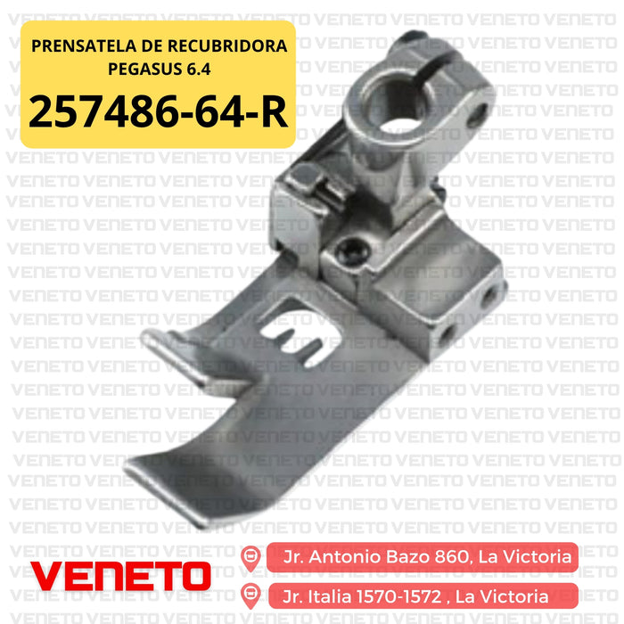 Prensatela de recubridora pegasus 257486-64-R