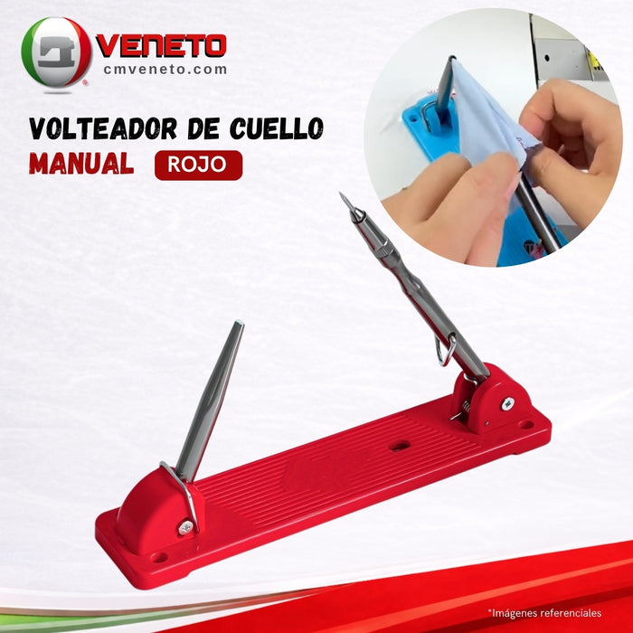 Volteador de Cuello y Solapas Ajustable para Costura Industrial