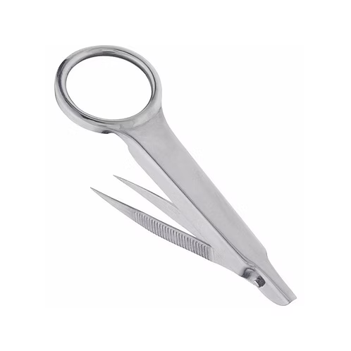 Pinza para enhebrar con lupa