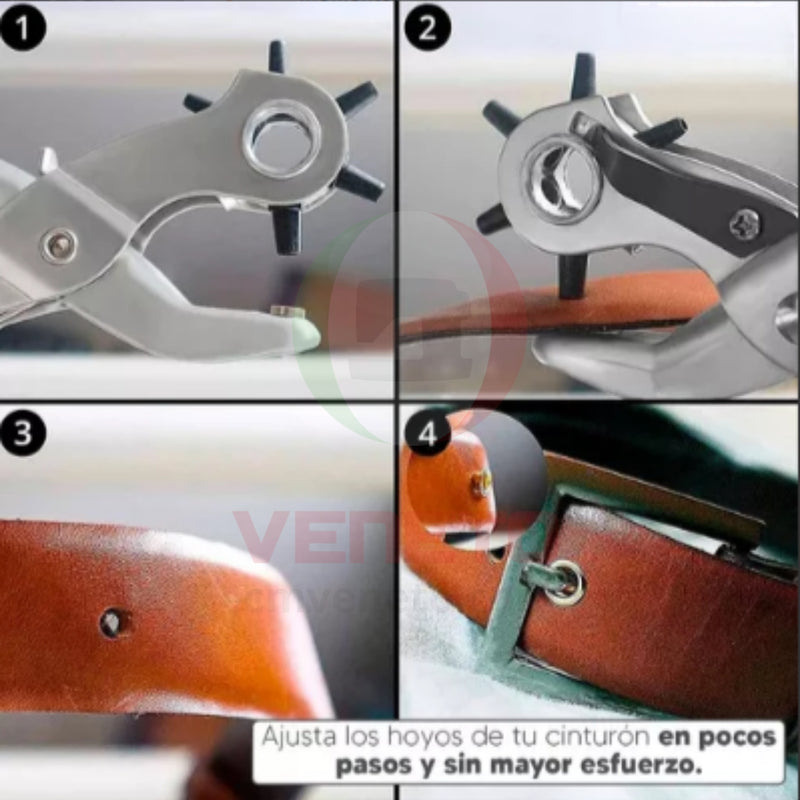 Pinza Sacabocados Remachadora Y Ojaladora Manualidades