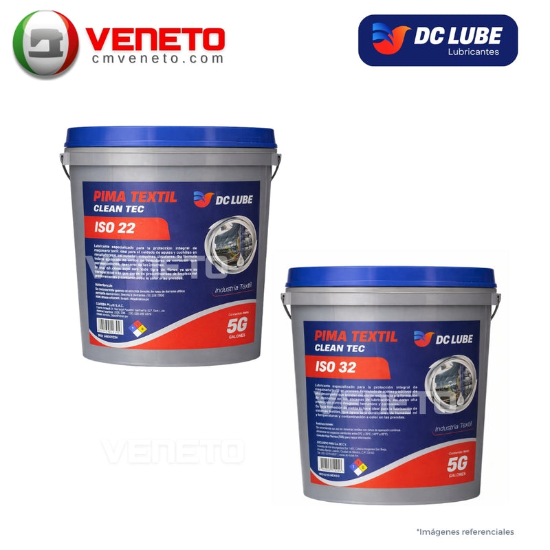 Aceite Textil PIMA DC LUBE ISO 22 / 32 – Lubricación Premium para Máquinas de Coser Industriales