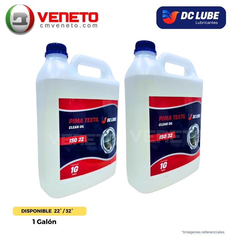 Aceite Textil PIMA DC LUBE ISO 22 / 32 – Lubricación Premium para Máquinas de Coser Industriales