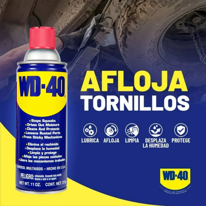 Lubricante Multiusos WD-40 Aflojatodo