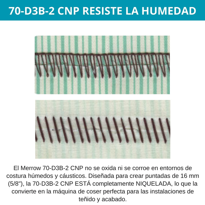 70-D3B-2 CNP | Máquina de Costura Industrial para Ambientes Húmedos