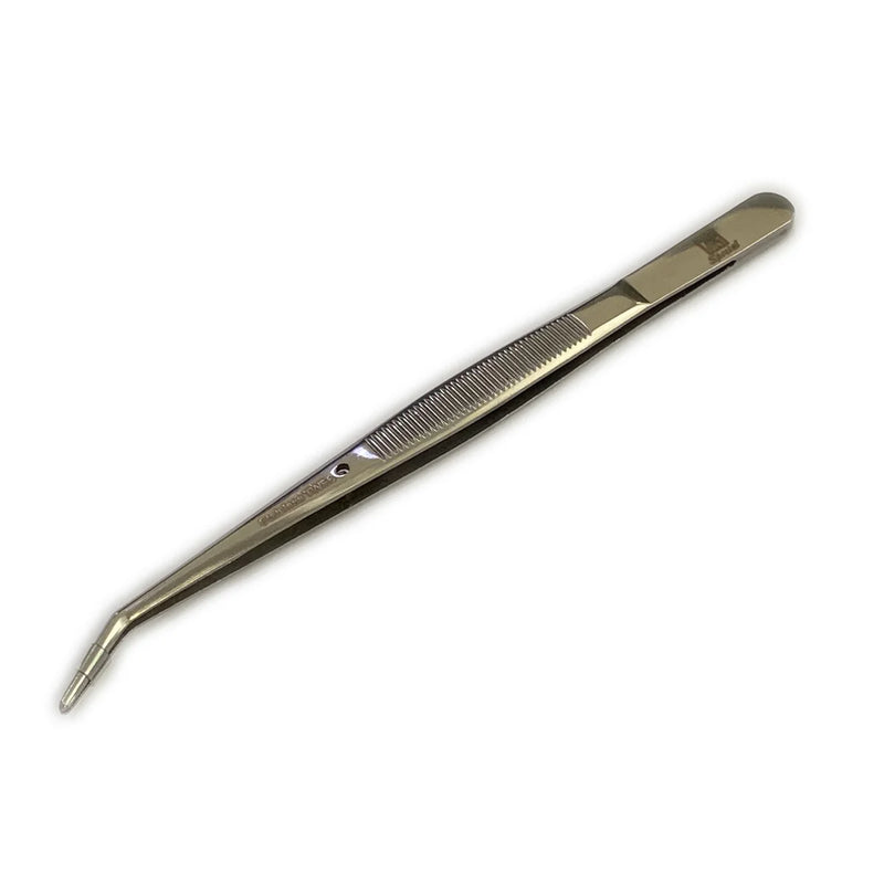 Pinza de Precisión Acero Inoxidable Curva TWE6B – Profesional para Costura y Manualidades
