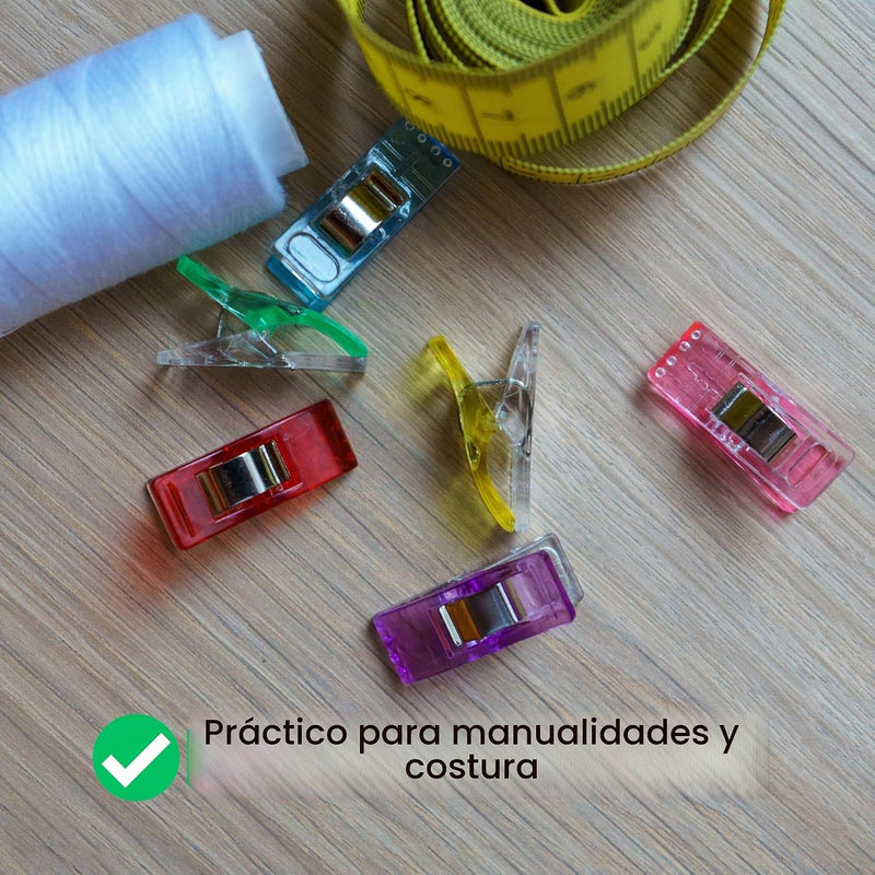 Clip de plastico sujetador | Pequeño - Mediano - Grande