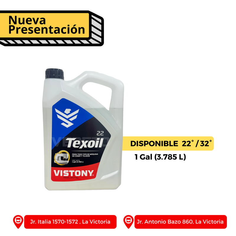 Aceite para maquina de coser industrial Grado 32 Vistony