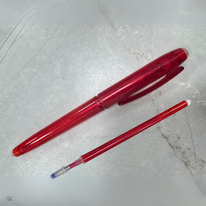 Bolígrafos con Tinta Borrable por Calor y Vapor