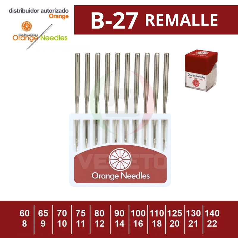 Agujas B27 Remalle Industriales | ORANGE