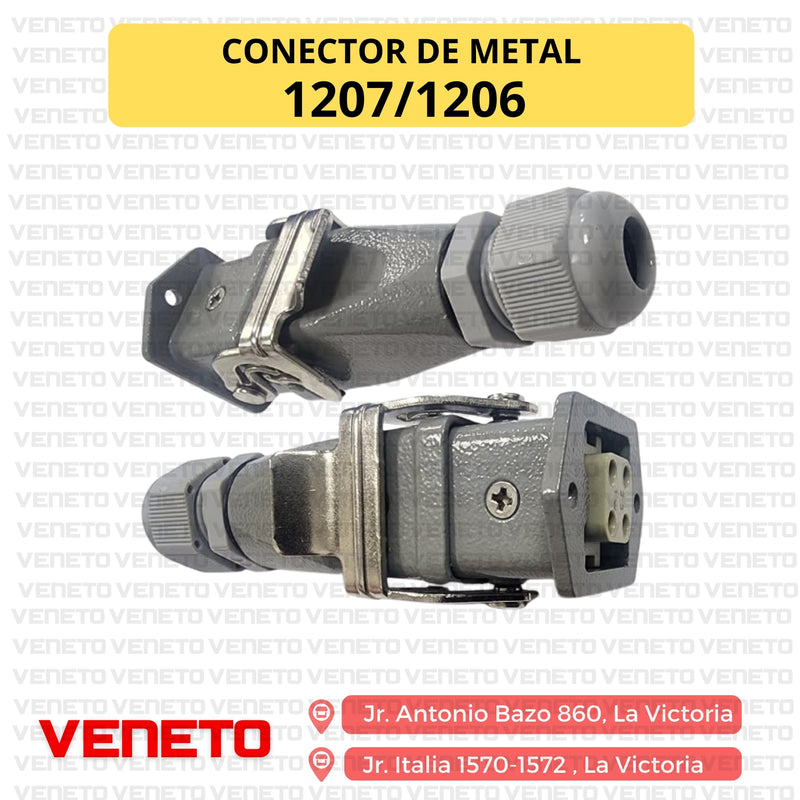 Conector de metal para caldero 1207/1206
