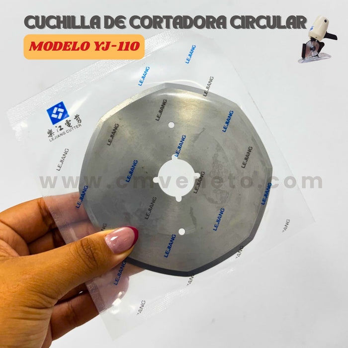 Cuchilla Circular LEJIANG para Cortadora de Tela