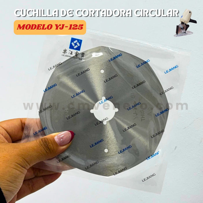 Cuchilla Circular LEJIANG para Cortadora de Tela
