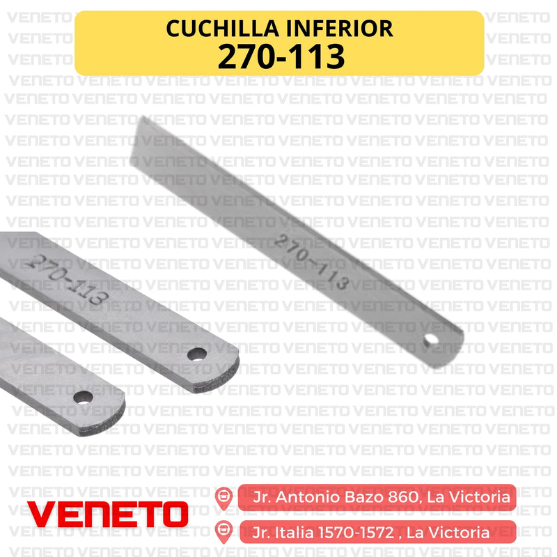 Cuchilla inferior 270-113 GENÉRICO