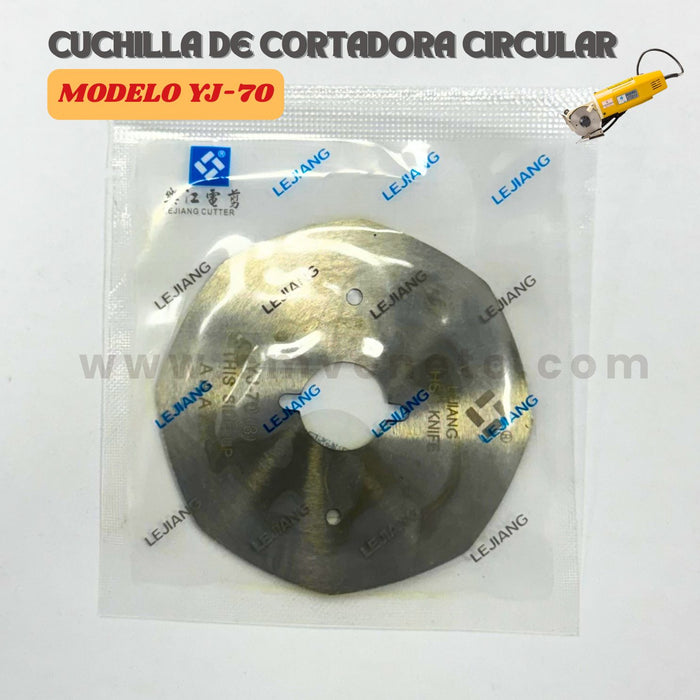 Cuchilla Circular LEJIANG para Cortadora de Tela