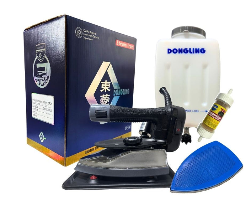 Plancha de Vapor Liviana DONGLING ES-300 con Tanque de 3 Litros y Filtro