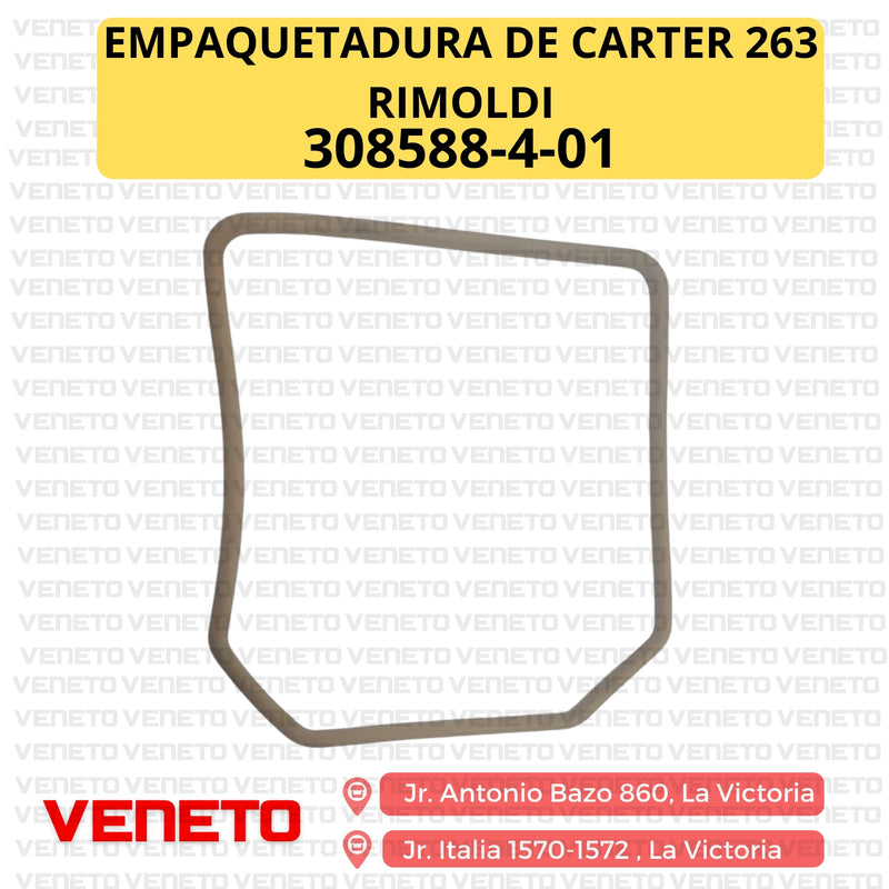 Empaquetadura de carter 263 Rimoldi 308588-4-01 ORIGINAL