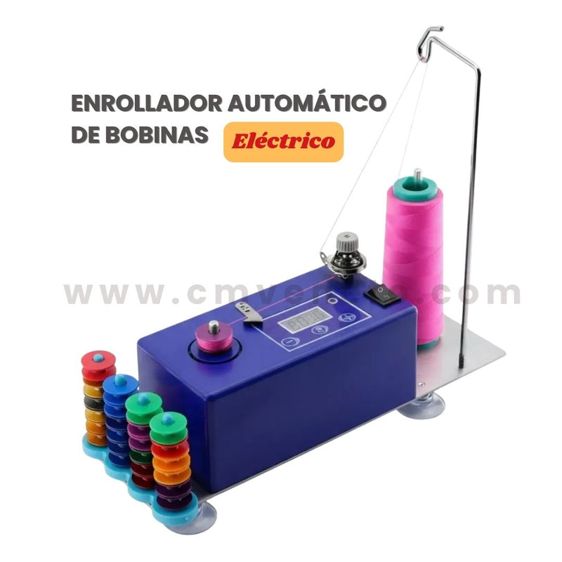 Enrollador Automático Eléctrico de Bobinas con Control Digital