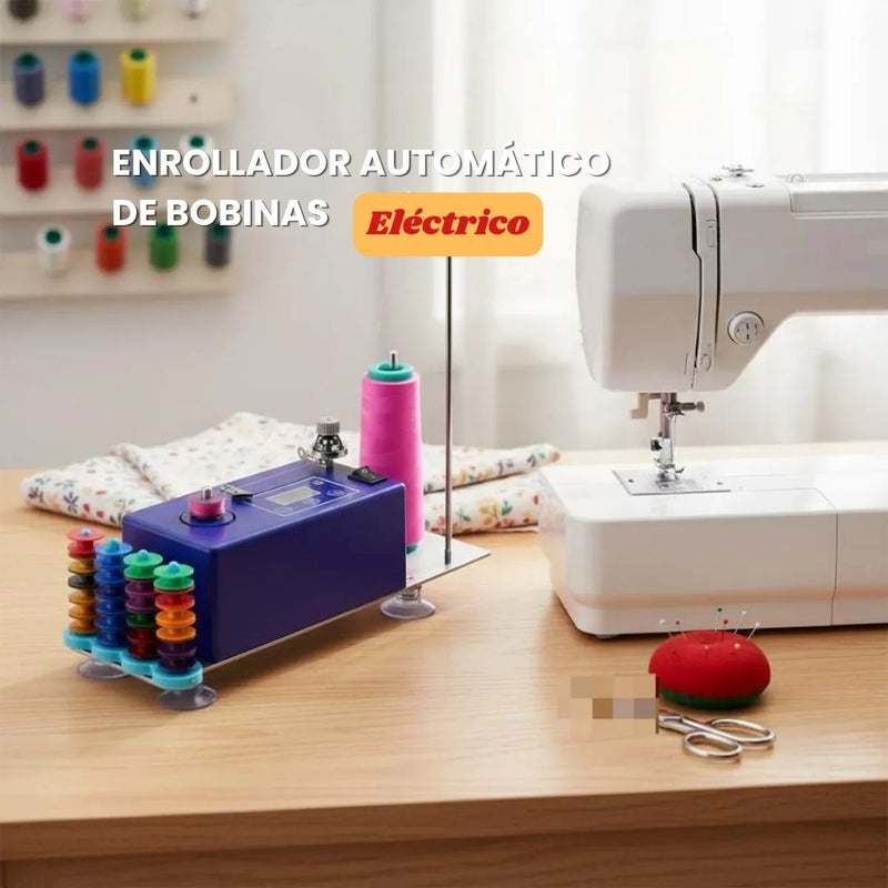 Enrollador Automático Eléctrico de Bobinas con Control Digital