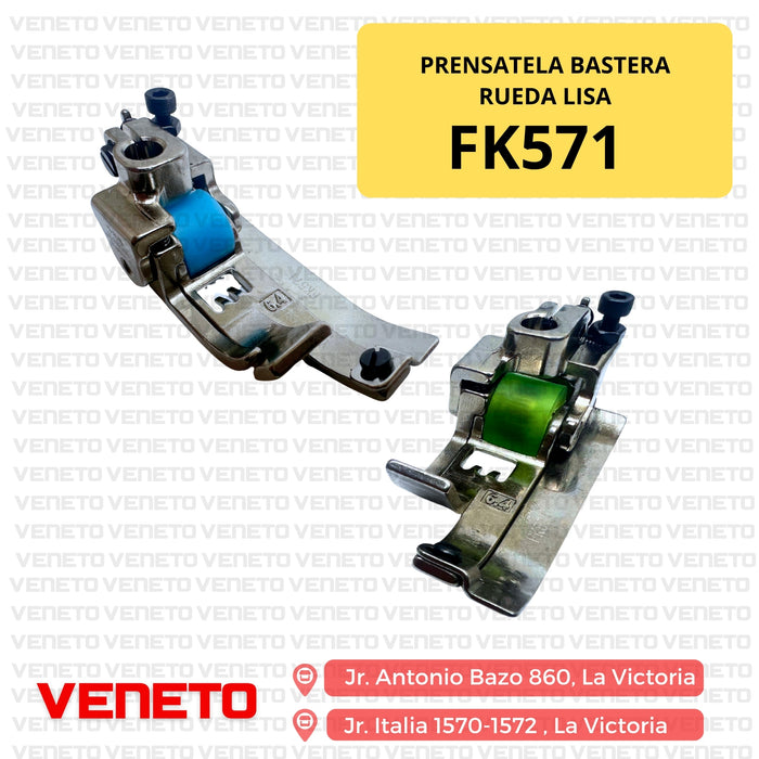 Prensatela bastera rueda lisa FK571