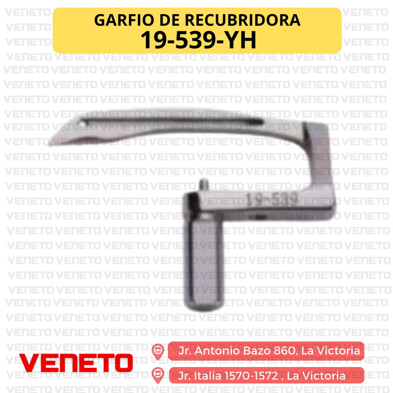 Garfio de recubridora 19-539-GENÉRICO