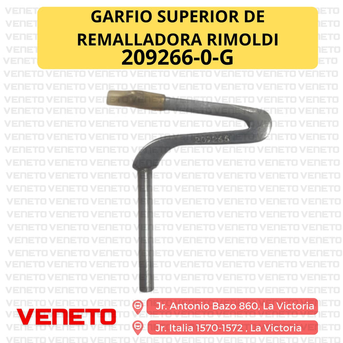 Garfio superior de remalladora Rimoldi 209266-0-G