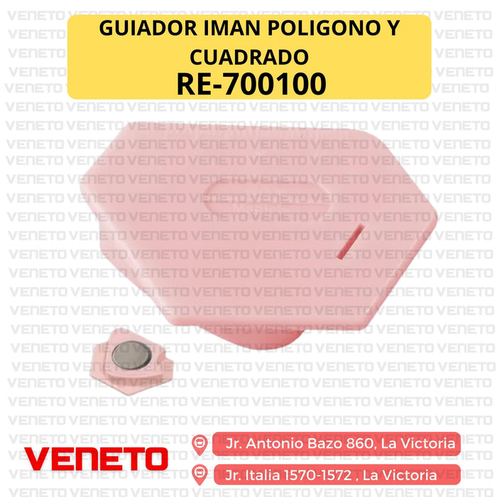 Guiador iman poligono y cuadrado RE-700100