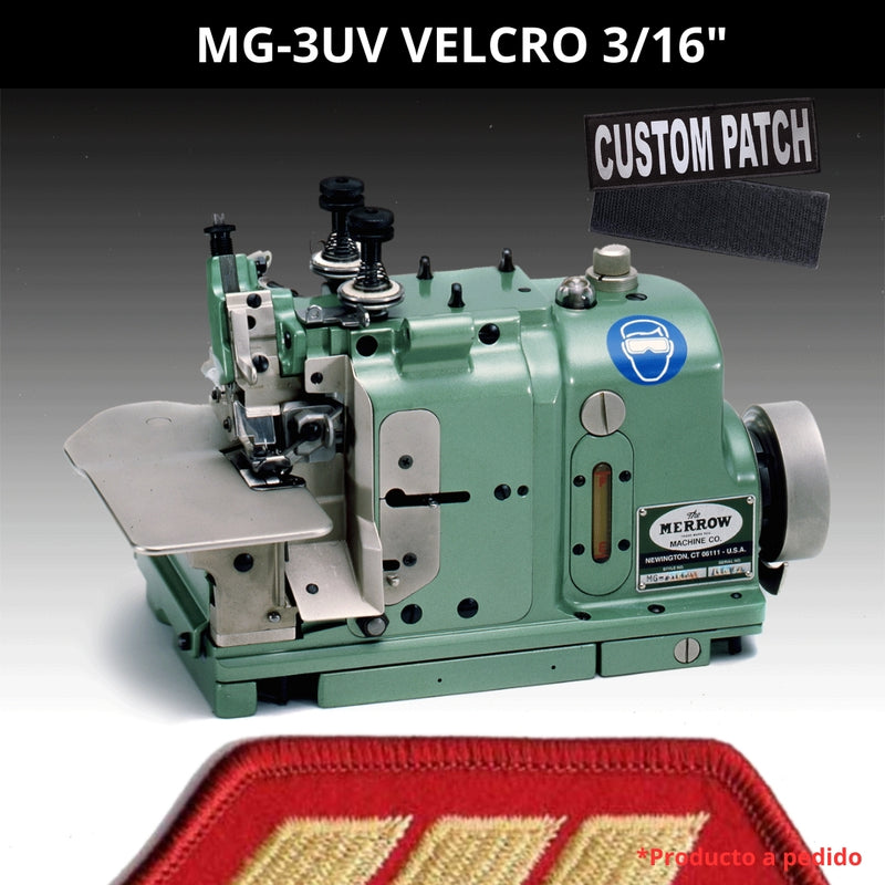 Merrow MG-3UV | Para Parches con Velcro [3/16”]