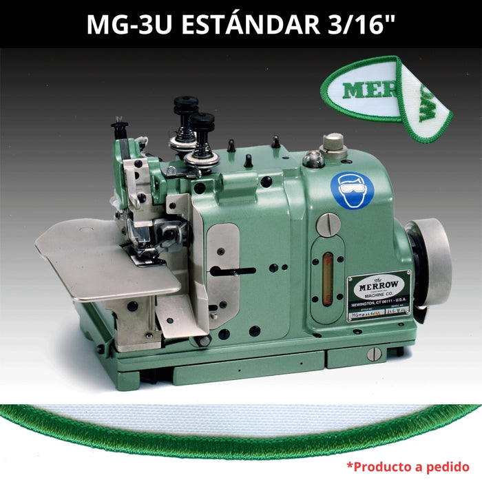Merrow MG-3U Estándar | Para Emblemas y Parches [3/16”]