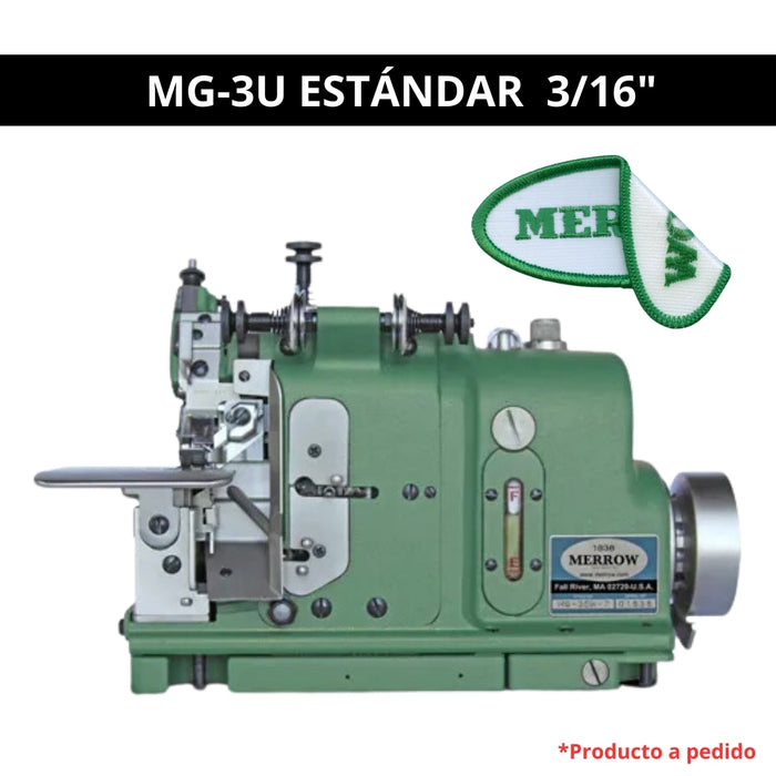 Merrow MG-3U Estándar | Para Emblemas y Parches [3/16”]