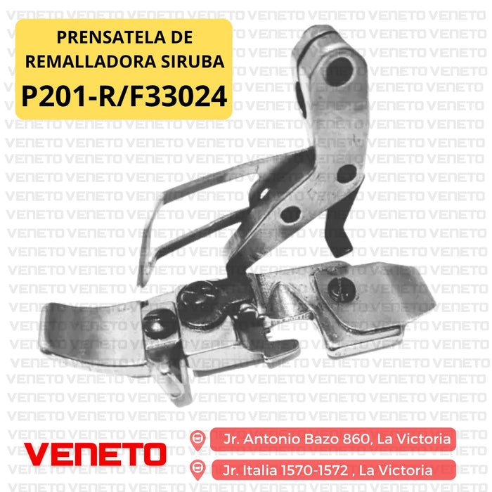 Prensatela de remalladora siruba P201-R/F33024
