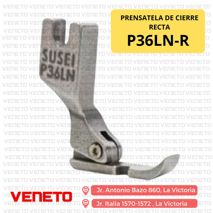 Prensatela de cierre de recta P36LN-R