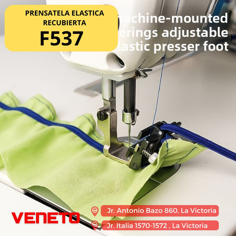 Prensatela elastica recubierta F537