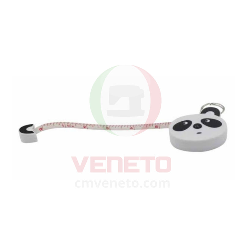 Mini Cinta Métrica Oso Panda 150cm Llavero Metro Medida