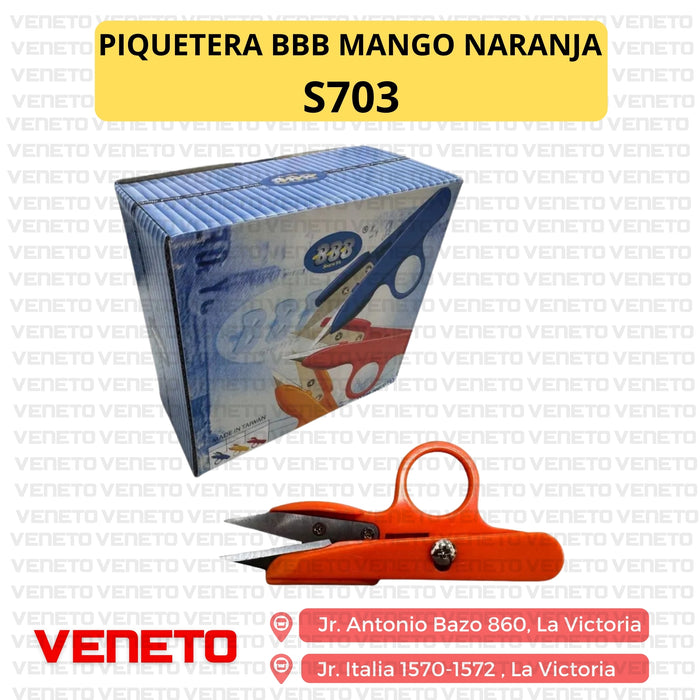 Piquetera BBB mango naranja S703