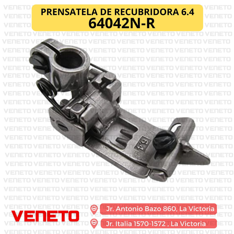 Prensatelas estándar para recubridora de 3 agujas 6.4 64042N-GENÉRICO