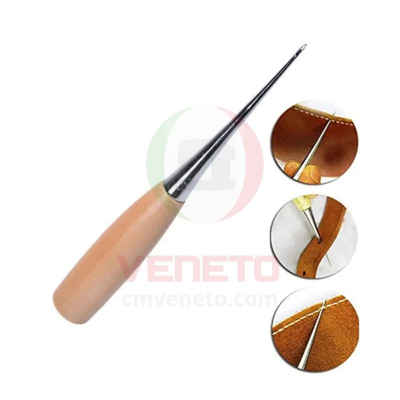 Punzón HA-3-2 con mango de madera para confección textil