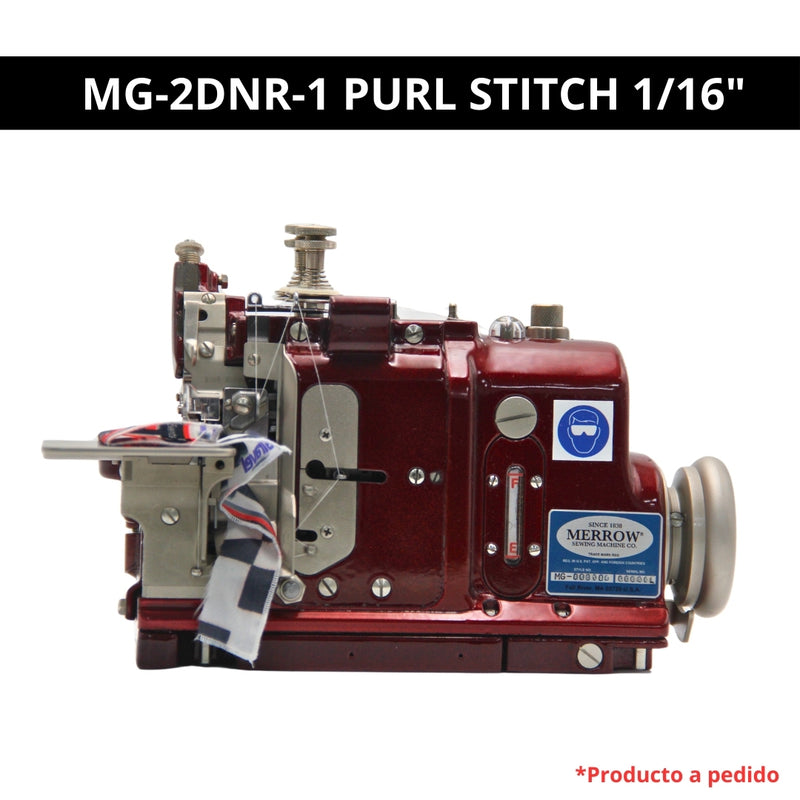 Merrow MG-2DNR-1 | Máquina para Dobladillo Decorativo Purl Stitch [1/16”]