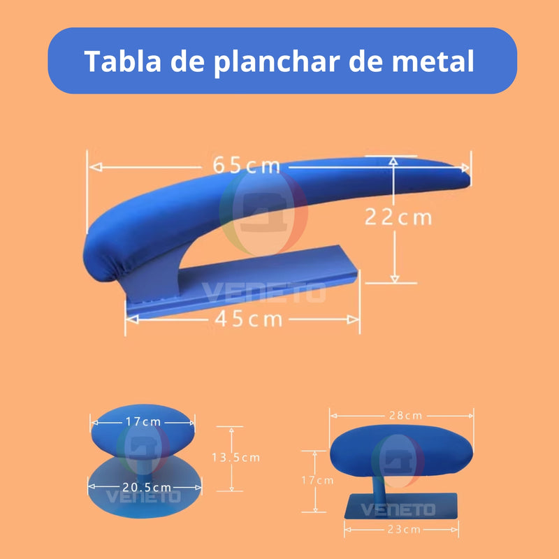 Set tabla de planchar de metal