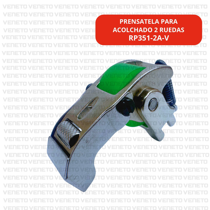 Prensatela para alcolchado con rueda lisa RP351-2A-V