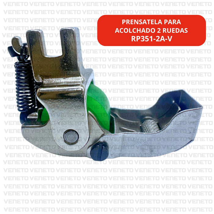 Prensatela para alcolchado con rueda lisa RP351-2A-V